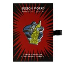 2023 Niue 1 oz Burton Morris Gorilla Silver Coin