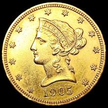 1905 $10 Gold Eagle CHOICE AU