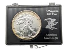 1989 American Silver Eagle Dollar - TONED!