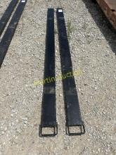 8' Pallet Fork Extensions (2) New