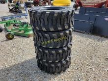 Forerunner Skid Steer Tires  (4) New