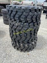 Non Directional Skid Steer Tires  (4) New