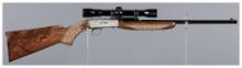 Engraved Belgian Browning Grade III .22 Semi-Automatic Rifle