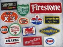 Excellent Lot Vintage Sewn Patches All Automotive-Gas & Oil/ Tire Related