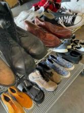 Assorted style, brands size shoes. 19 pairs