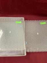 New glass vials 2 packages, 400 pieces in each package, no info on size
