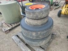 Kubota Set of Turf Tires and Wheels