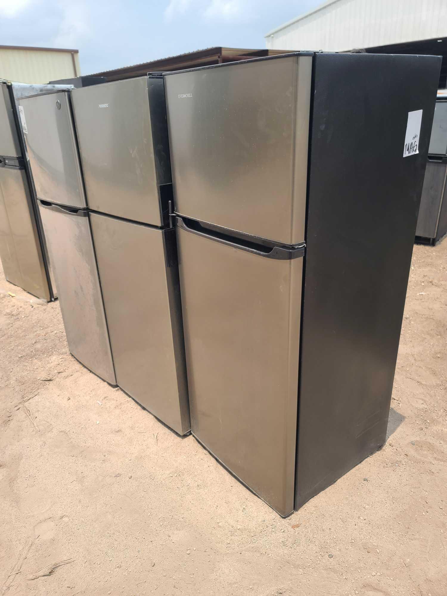 (1) S/S Frigidaire RV Refrigerator, (2) S/S Everchill RV Refrigerators