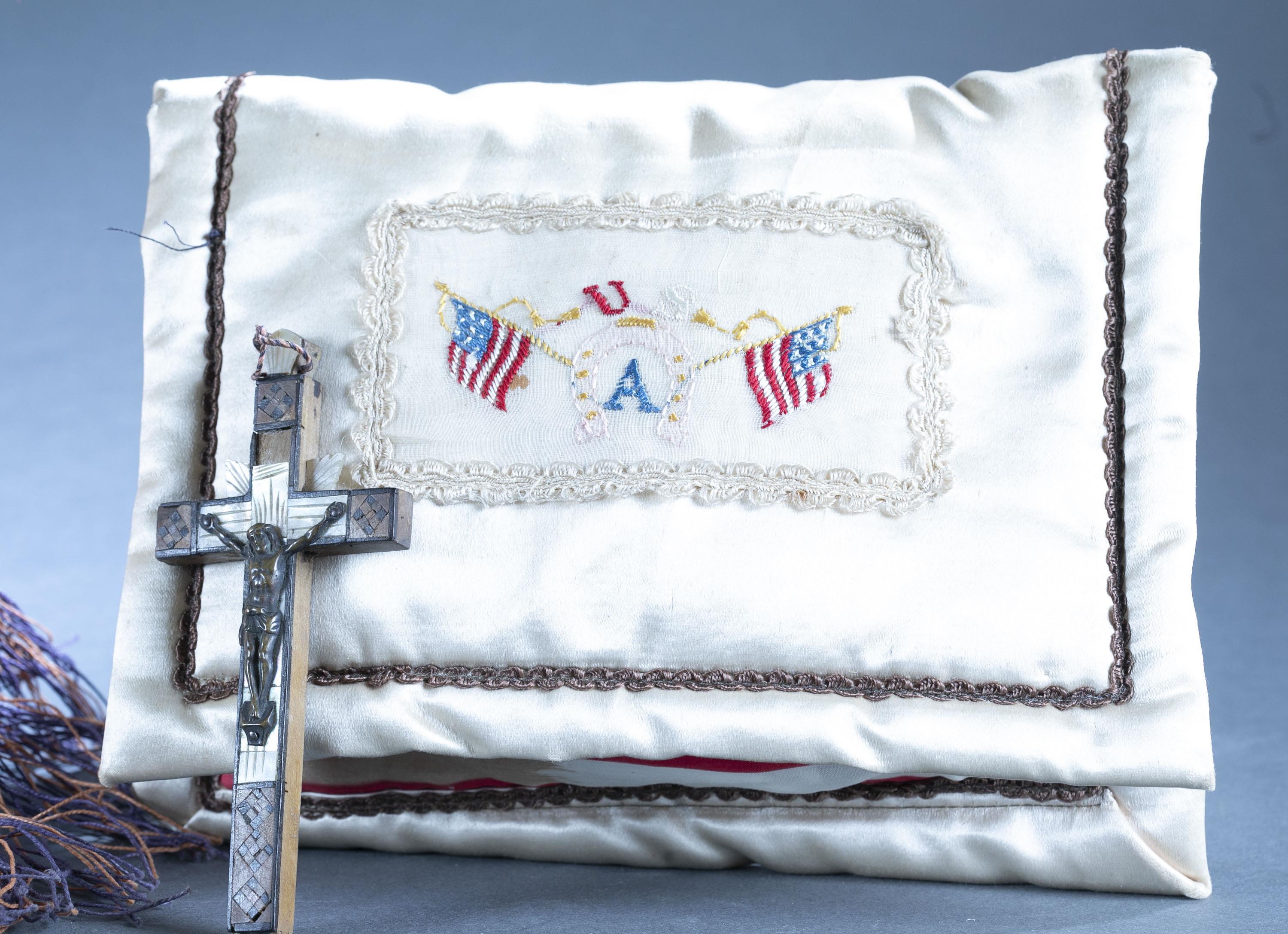 WW1 Sweetheart pillow case and hanky case