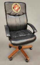 U.S.M.C. faux leather desk chair