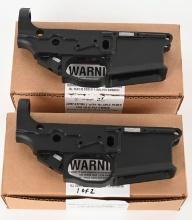 LOT OF 2 BUSHMASTER FIREARMS CARBON-15 LOWERS