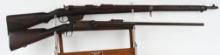 LOT OF 2: MILITARY PARTS GUNS KRAG/STEYR M.95