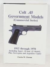 HARDBOUND BOOK COLT .45 GOVT COMMERCIAL CLAWSON