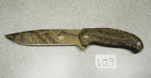 S&D Cutlery Camo 10"hunting Knife Sd580