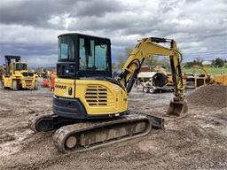 2019 YANMAR VIO55-6A MINI EXCAVATOR