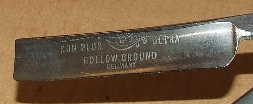 German Non Plus Ultra Hollow Ground Razor