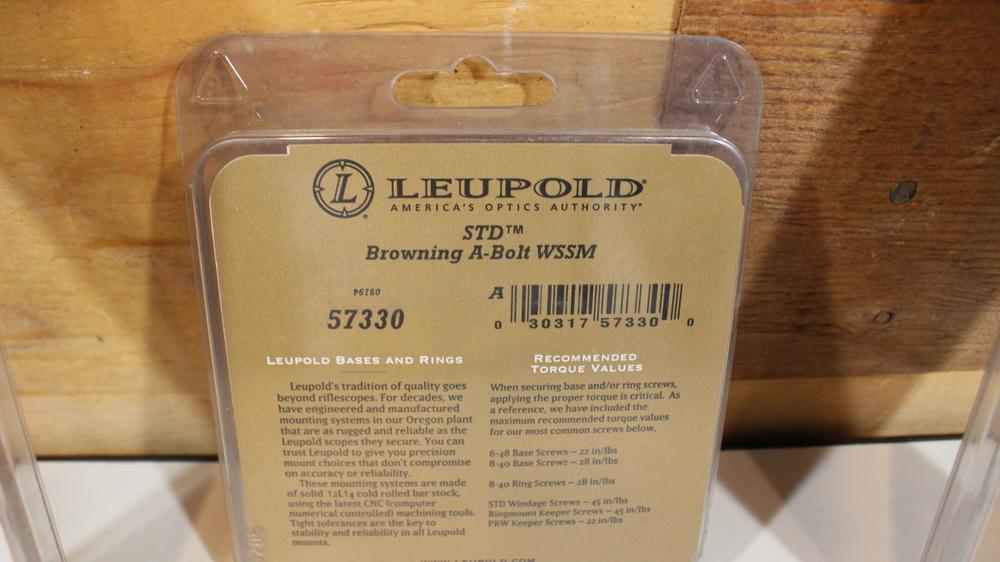 3 Leupold bases