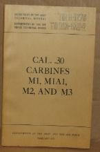 TM 9-1276 Cal .30 Carbines M1, M1A1, M2, & M3