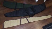 3 Padded Zip Rifle Cases