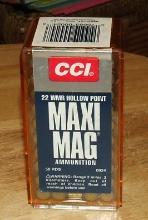 50 Rounds CCI Maxi Mag  22 WMR