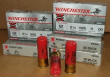 5 - 5 Rounds Winchester 12 ga OO Buckshot