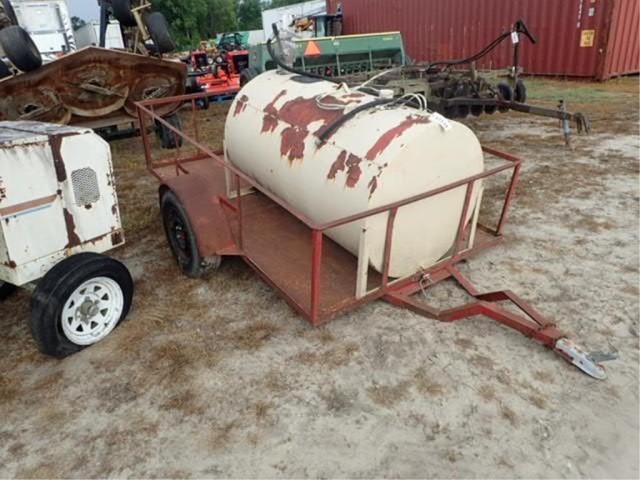 Fuel Tank with Pump on Trailer (No Title)