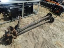 (2) Mobile Home Axles