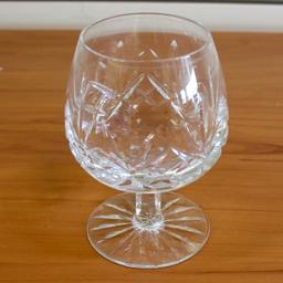 Astral Questa Cut Crystal Brandy Sniffer Glasses Set Of 5