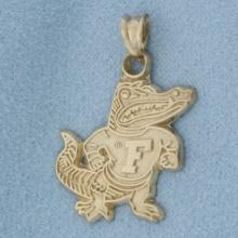 University Of Florida Gator Pendant In 14k Yellow Gold