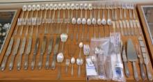 International Wedgewood Sterling Silver Flatware Set Of 80