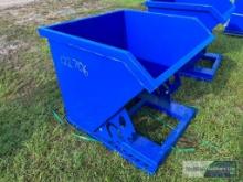 NEW/UNUSED SELF DUMPING HOPPER W/ FORK POCKETS