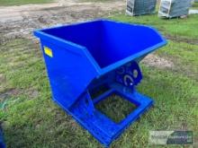 NEW/UNUSED SELF DUMPING HOPPER W/ FORK POCKETS