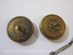 Vintage Erie Railroad Buttons and more