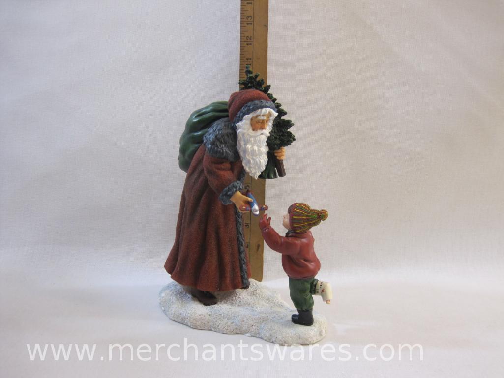 The Caring Santa Figure by Pipka in original box with COA, 6 lb 9 oz