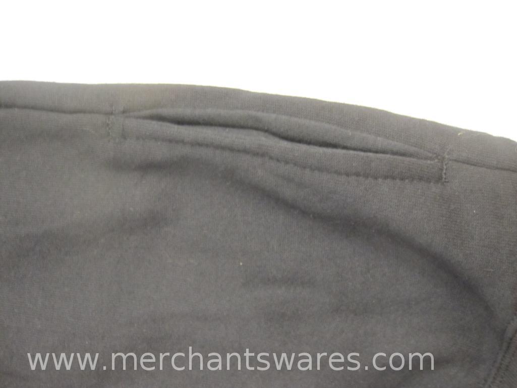 Miami Dolphins Black Hooded Sweatshirt, Size Large, 1 lb 3 oz