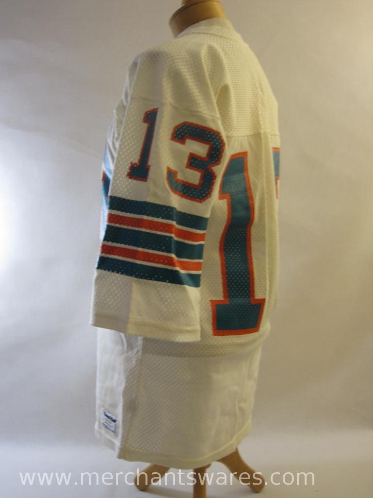 Vintage Miami Dolphins #13 Jersey (Dan Marino), Size Medium, jersey is a little discolored AS IS, 11