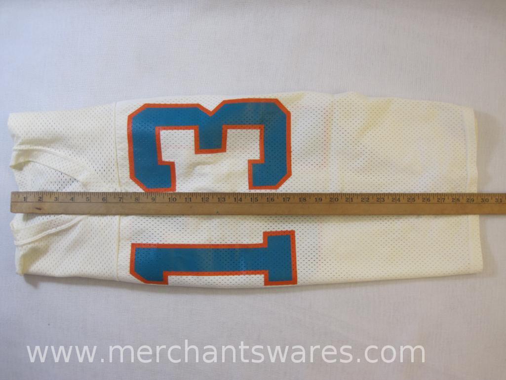 Vintage Miami Dolphins #13 Jersey (Dan Marino), Size Medium, jersey is a little discolored AS IS, 11