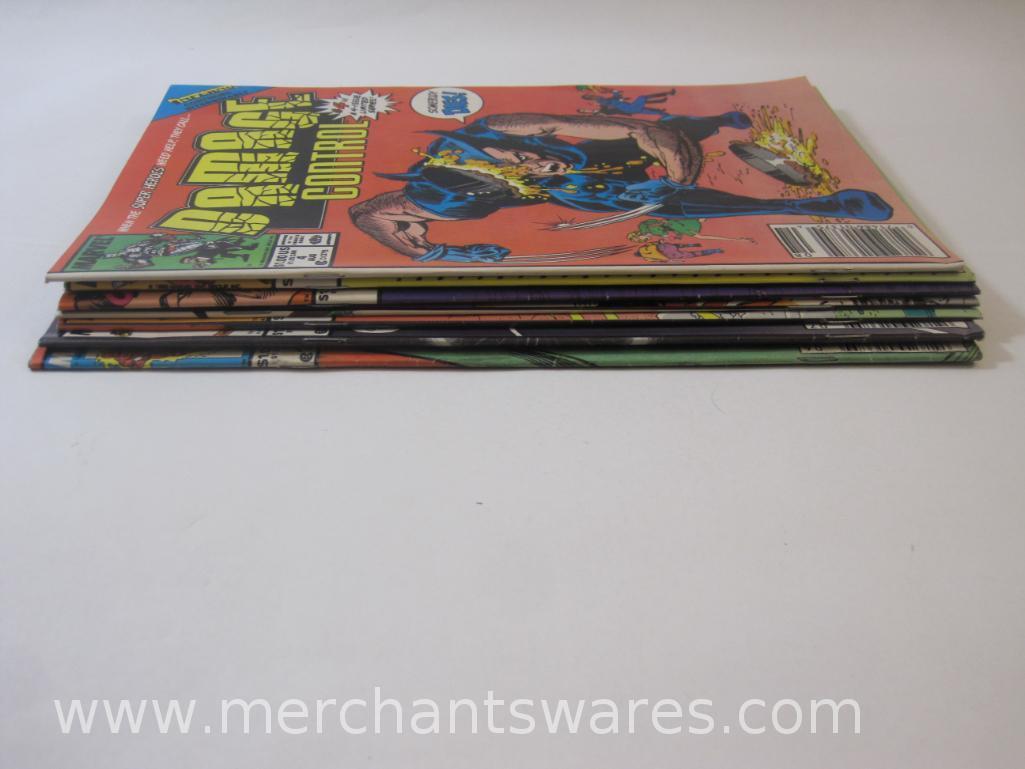 Seven Marvel Damage Control Comic Books Nos 2-4 and Damage Control Acts of Vengeance Nos 1-4, 11 oz