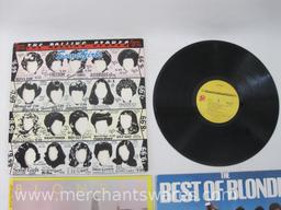 Three Rock Record Albums includes The Rolling Stones: Some Girls, Blondie: AutoAmerican and The Best