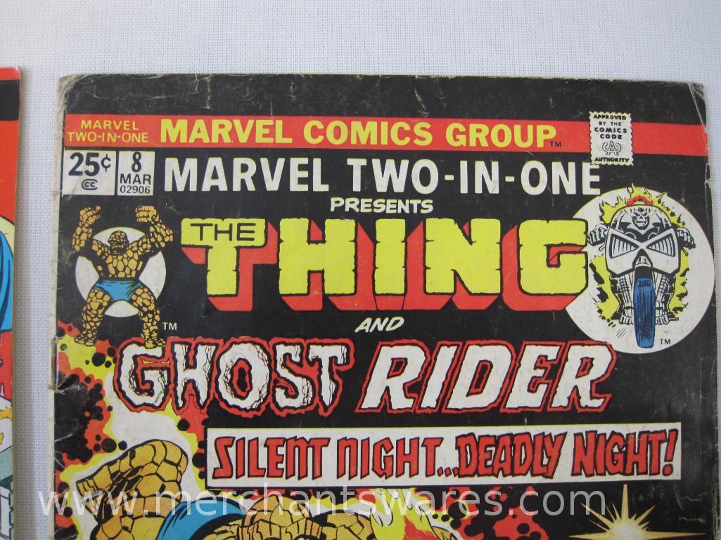 Six Marvel Two-In-One Presents The Thing Comics, No. 6-11, Nov-Sept 1974-75, Marvel Comics Group, 10