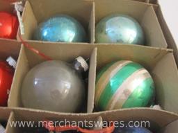 Shiny Brite Glass Merry Christmas Ornaments and others, 7 oz