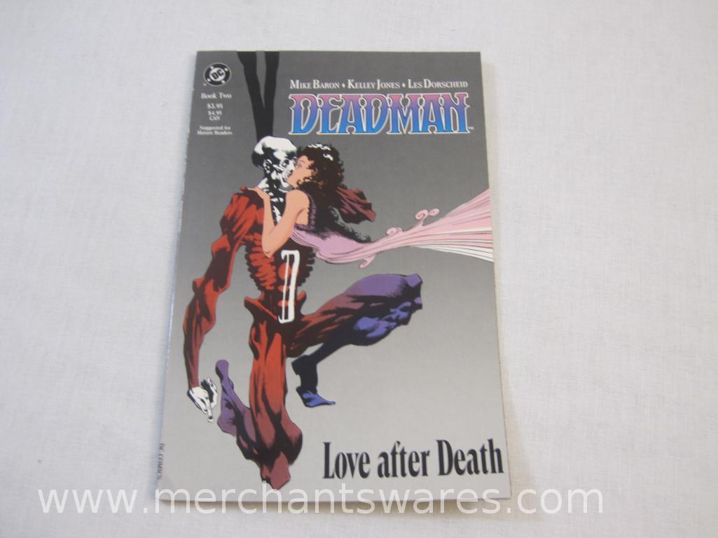 Deadman Love after Death Book One and Two, DC Comics, 1989, Mature Readers, 9 oz