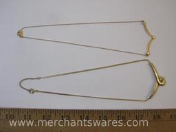 Two Vintage Sarah Coventry Necklaces, One Gold Filled, see photos