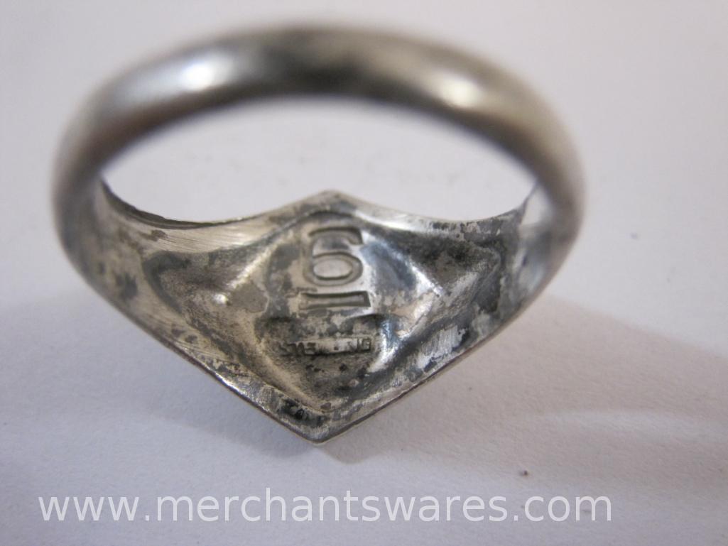 Sterling Silver Cub Scouts BSA Ring, Size 6, 3.8 g