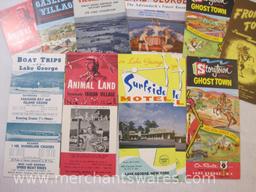 Assorted Vintage Lake George New York Brochures, 6 oz