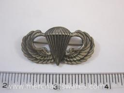 Sterling Silver Vintage Paratrooper Jump Wings, 10.3 g