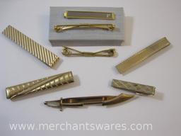 Assorted Gold Tone Tie Clips