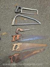 Assortment of Hand Saws