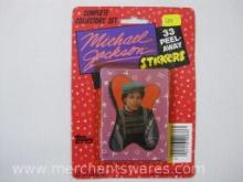 Topps Michael Jackson 33 Peel-Away Stickers, Complete Collector's Set, 1984 MJJ Productions Inc., 3