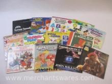 Assorted Children's Records and Books including Alphabet Song, 5 Nursery Play Songs, Peter Rabbit